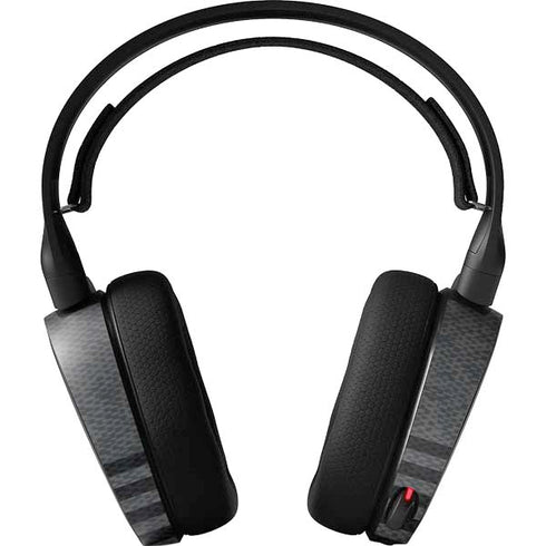 Black and Grey Stripes SteelSeries Arctis 3 Skin